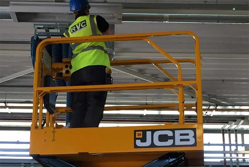 Commercial Electrical Maintenance supprting image with text